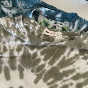 2 pack small fashion nova tie dye t shirts (full length)